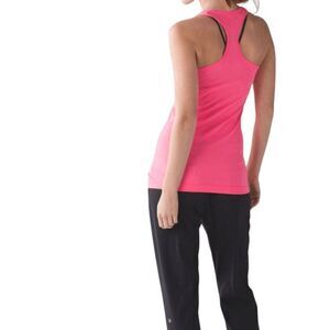 LULULEMON ATHLETICA Cool Racerback Tank In Flash Light Size 4